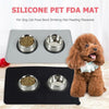 2020 High Quality Dog Food Mat Pet Puppy Cat Feeding Mats Waterproof Dog Food Water Bowl Placemat Support Wholesale